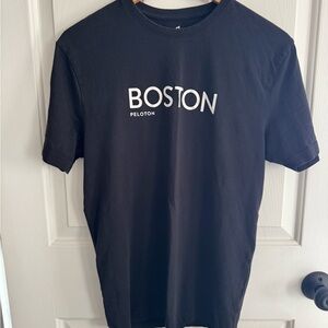 Peloton Boston Black T Shirt Women’s Size S Short Sleeve 100% Cotton. Wore once